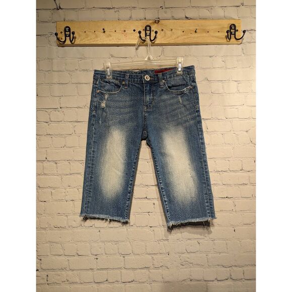 Vigoss stretchy denim cutoff shorts size 5 * - Picture 1 of 3